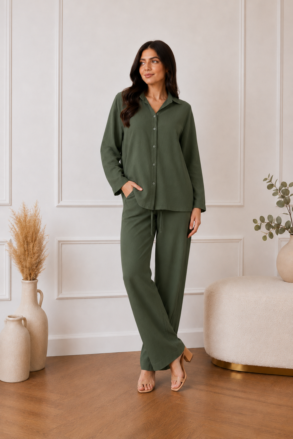 Ensemble Naya en lin – Vert