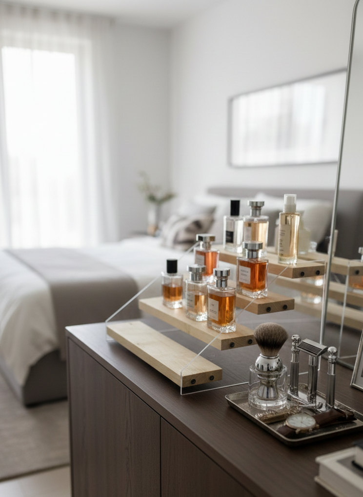 Étagère de rangement 4 niveaux – Élégante, compacte et multifonction