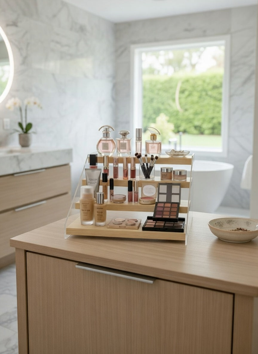 Étagère de rangement 4 niveaux – Élégante, compacte et multifonction